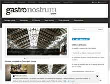 Tablet Screenshot of gastronostrum.com